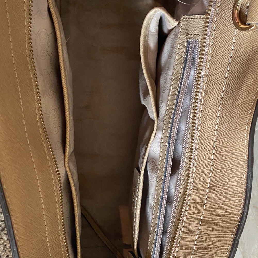 Michael Kors Beige Satchel Bag - Picture 5 of 6